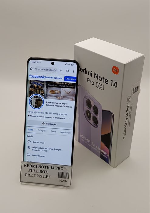 Royal amanet: REDMI Note 14 PRO full box