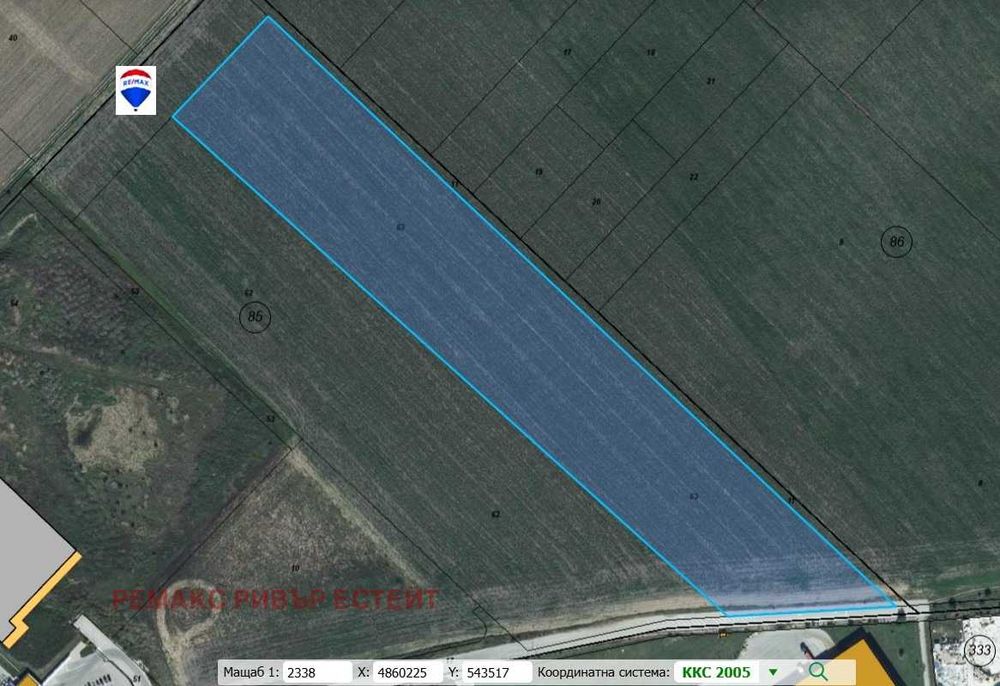 Парцел за продажба промишлена зона Изток, гр. Русе