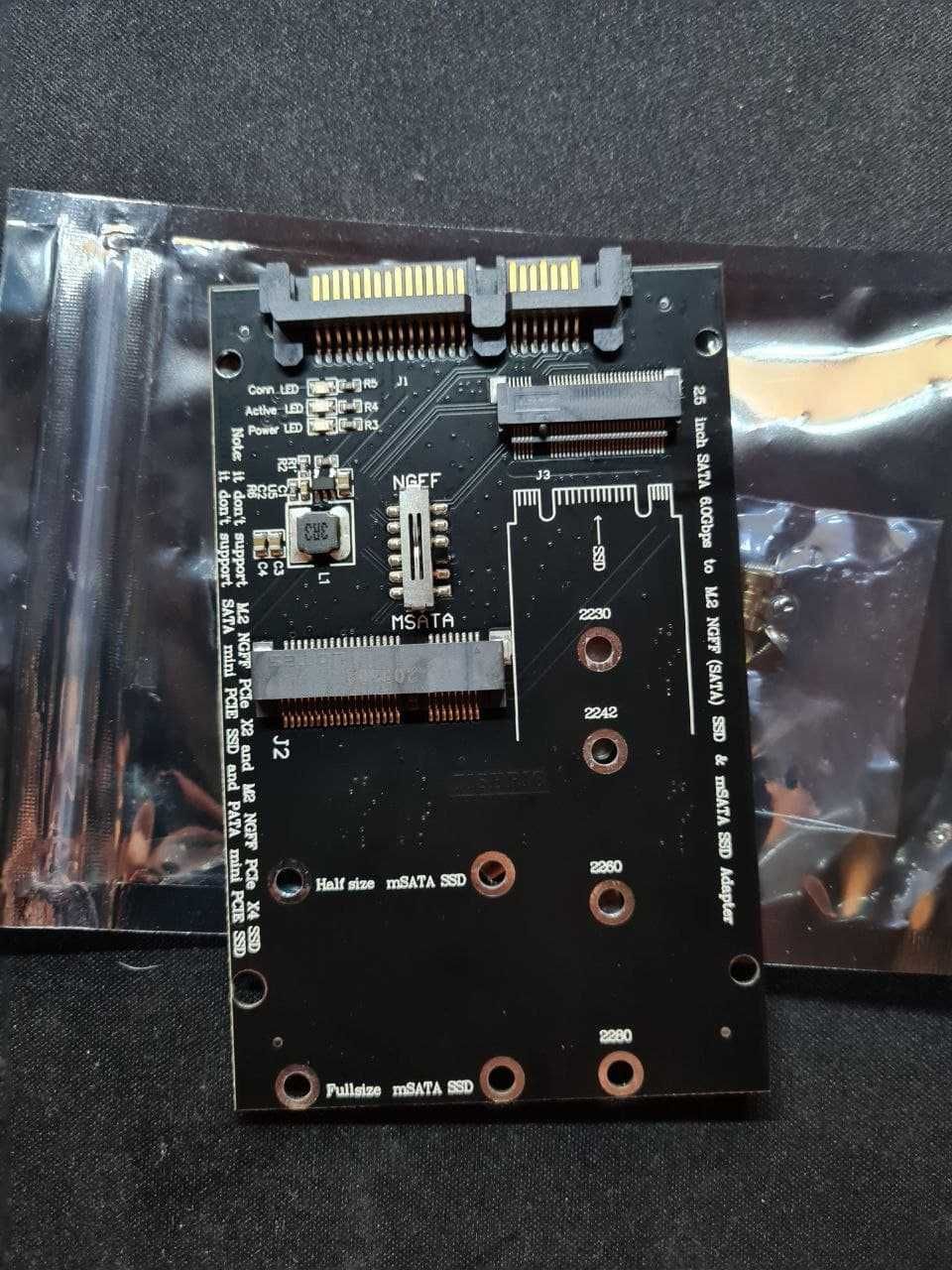 Переходник для подключения накопителей формата ssd m2 и mSATA: 140 000 ...