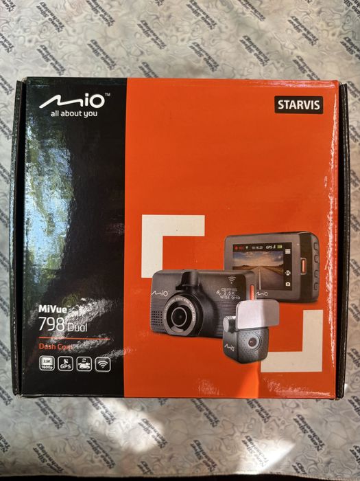 Cameră auto Mio MiVue 798 Dual – Nouă, nefolosită – Față + Spate