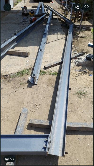 Structura hala metalica noua completa garaj fanar service auto