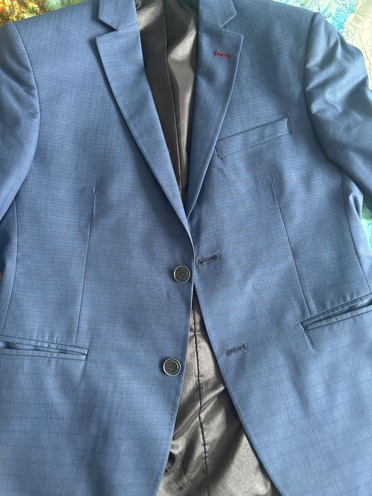 Пиджак мужской синий