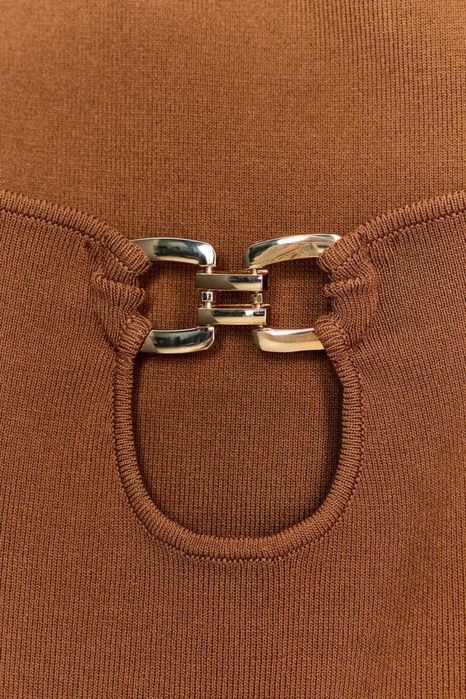 Кафяв топ Zara, размер М