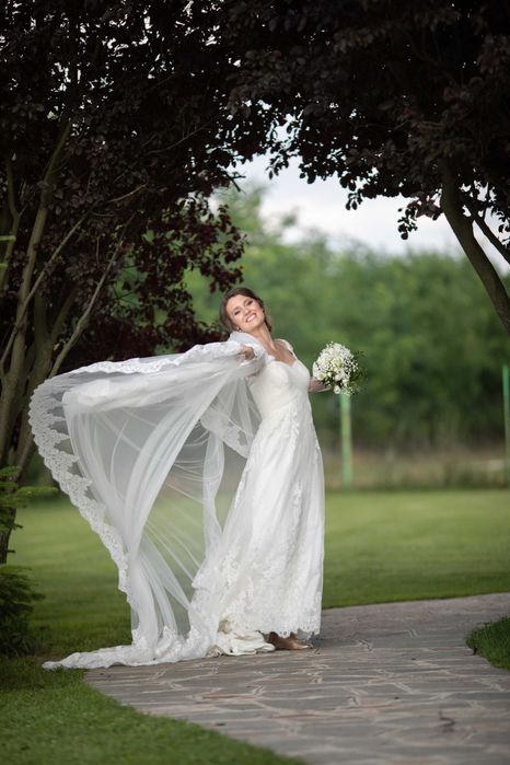 Булчинска рокля с Воал