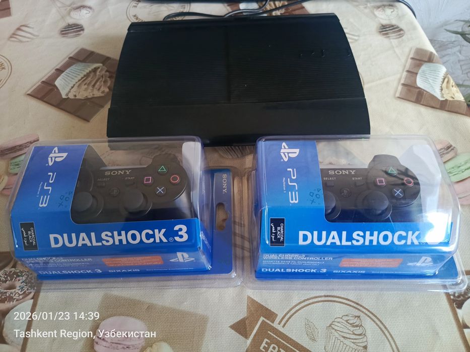 Ps3 super slim 500gb 82 ta oʻyini +3 garantiyasi bor