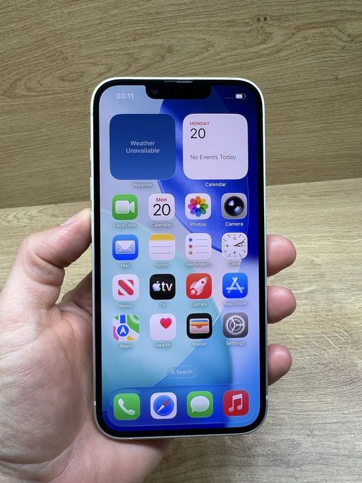 iPhone 16E Alb 100% battery life