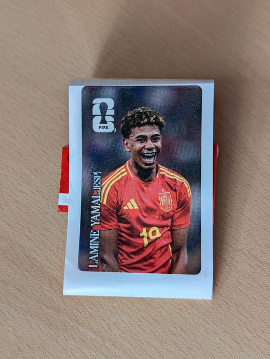 Стикер Ламин Ямал (Lamine Yamal) - Panini FIFA World Cup 2026