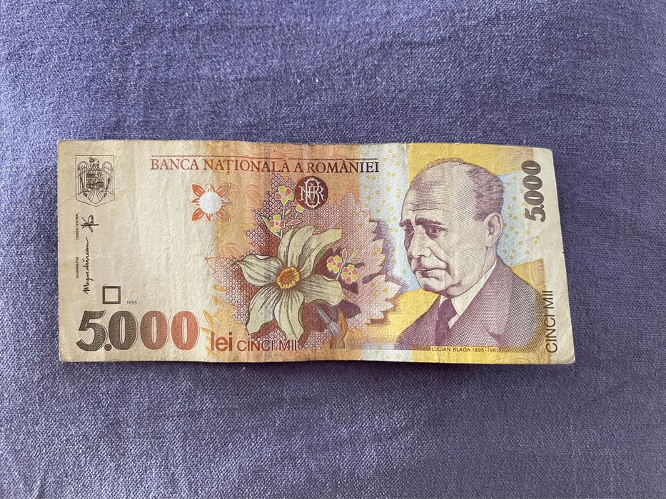Vand bancnota 5000 lei