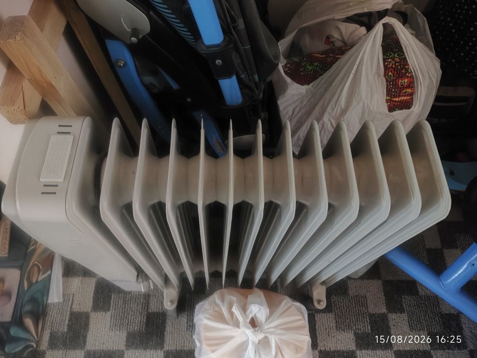 Elektr isitgich moyli qovurgali radiator