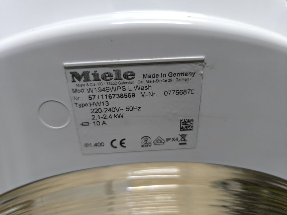 Пералня Miele W 1949 WPS L. Wash - 8кг. 1400об. автоматично дозиране на препарата.