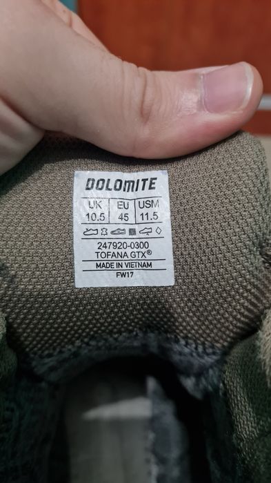 Туристически зимни обувки Dolomite hiking 45 номер