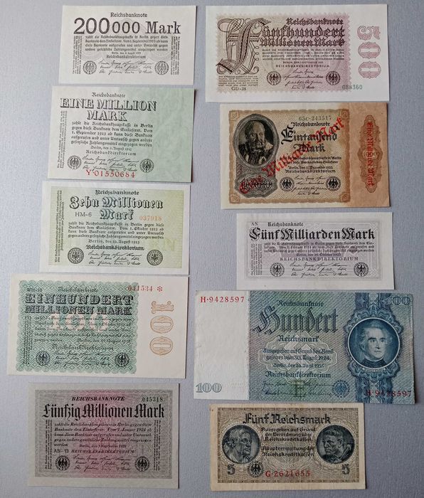 Продам банкноты Германии начала 20-го века