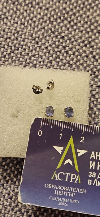 Сребърни обеци, проба 925