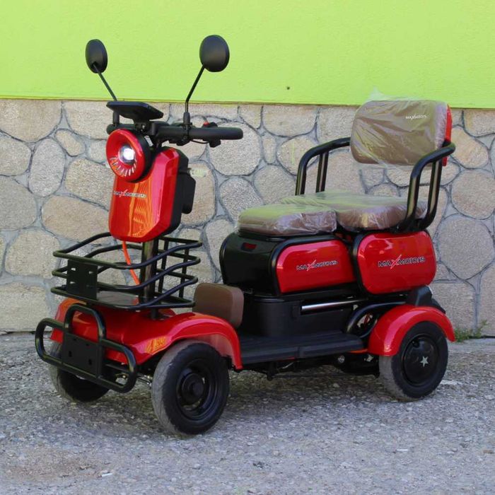 Мини триместна електрическа четириколка MaxMotors A9, 1500W, 48V/20Ah