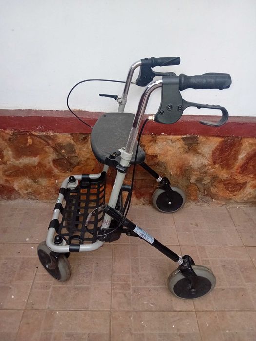 Cadru de mers pe roti gri 1