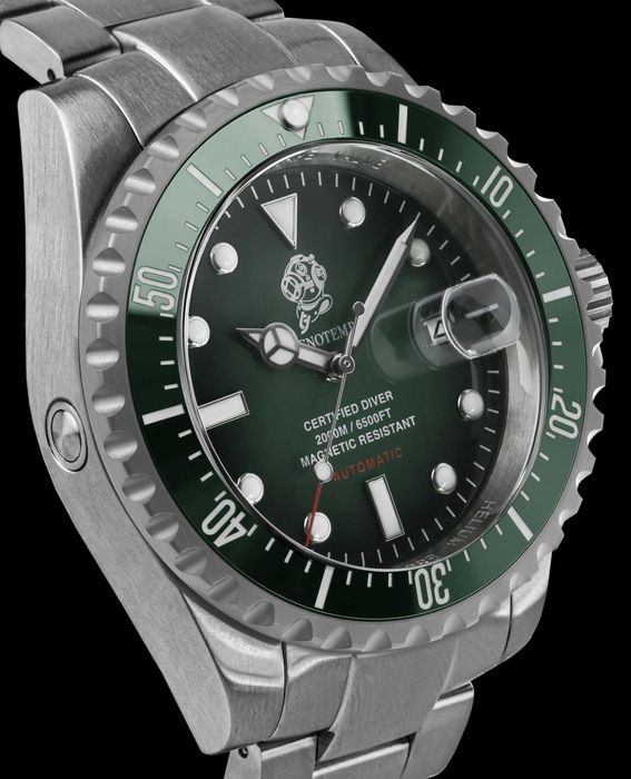 Ceas Tecnotempo - Automatic Diver 2000M "Diving Helmet" - Limited Edition  - TT.2000DH.GR - Bărbați