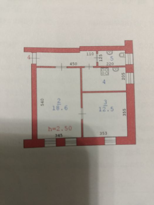 Продам 2х комнатную квартиру