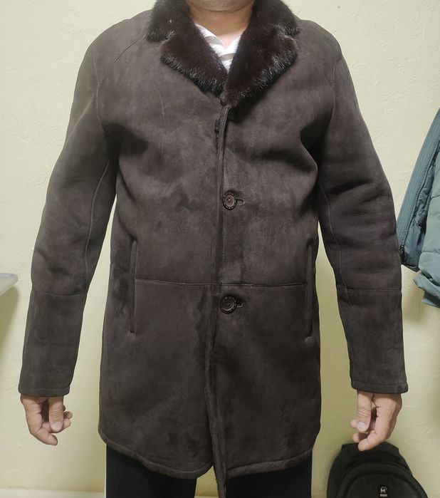 Мужской дубленка