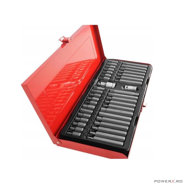 Trusa biti, imbusuri, torx, canelat, 40 piese, 30-75 mm, Verke