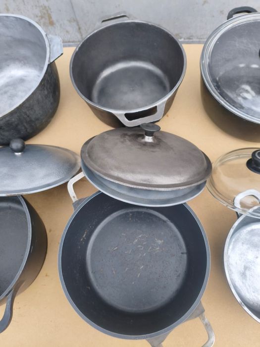 Казаны и утятница производства СССР