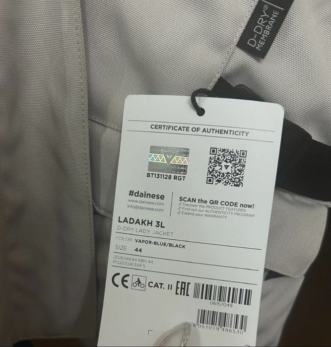 Jacheta moto DAINESE nouă cu eticheta,