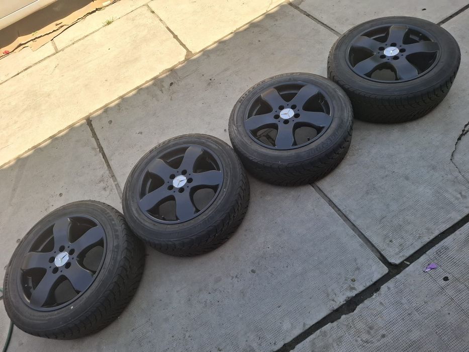 Set Roti Aluminiu Mercedes 225/55 R17  5x112