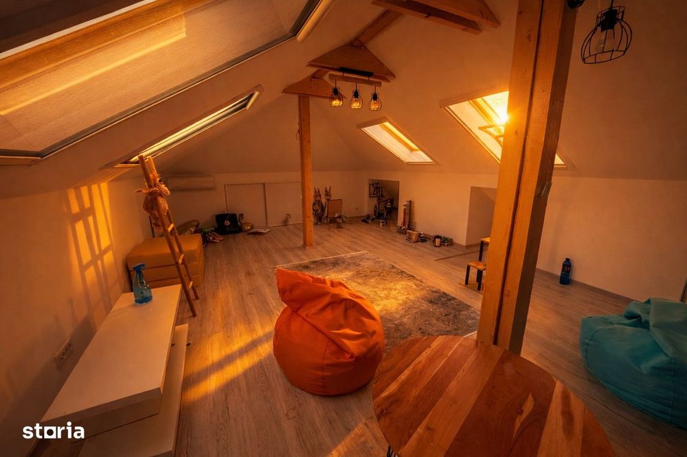 Casa individuala, complet mobilata si utilata, 4 camere, Mansarda