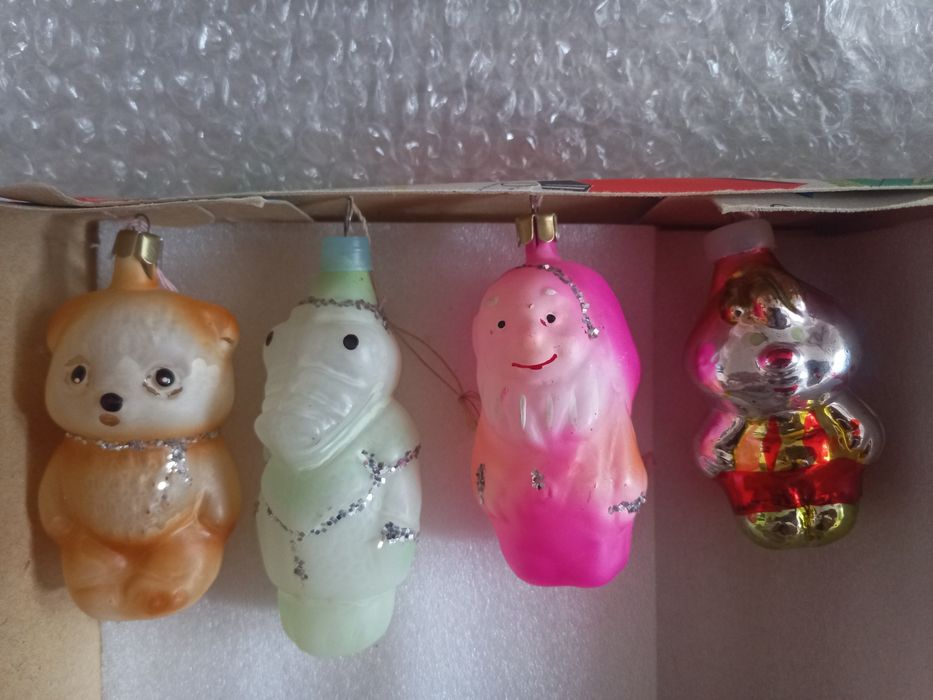 Ёлочные игрушки СССР / 6 шт.