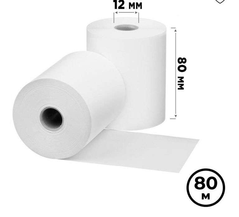 Чековая лента 80*80*12
