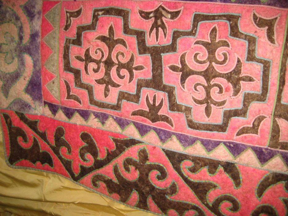 Ковер Кошма Антикварная Ручная Работа 2Метра 20 см на 1Метр 20 См