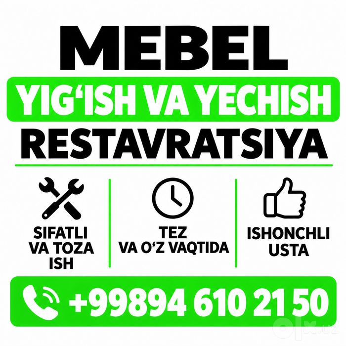 Mebel usta yig'ish sochish