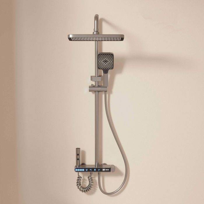 Модерен интелигентен душ с дисплей и LED подсветка D28