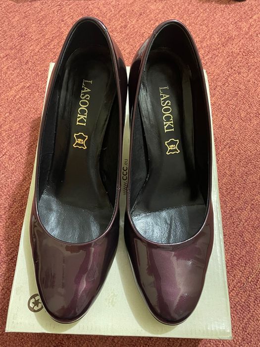 Pantofi damă piele  lăcuită