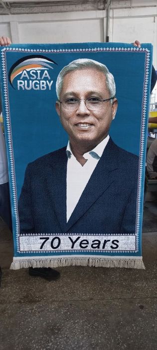 Ковровый портрет вязанный на заказ