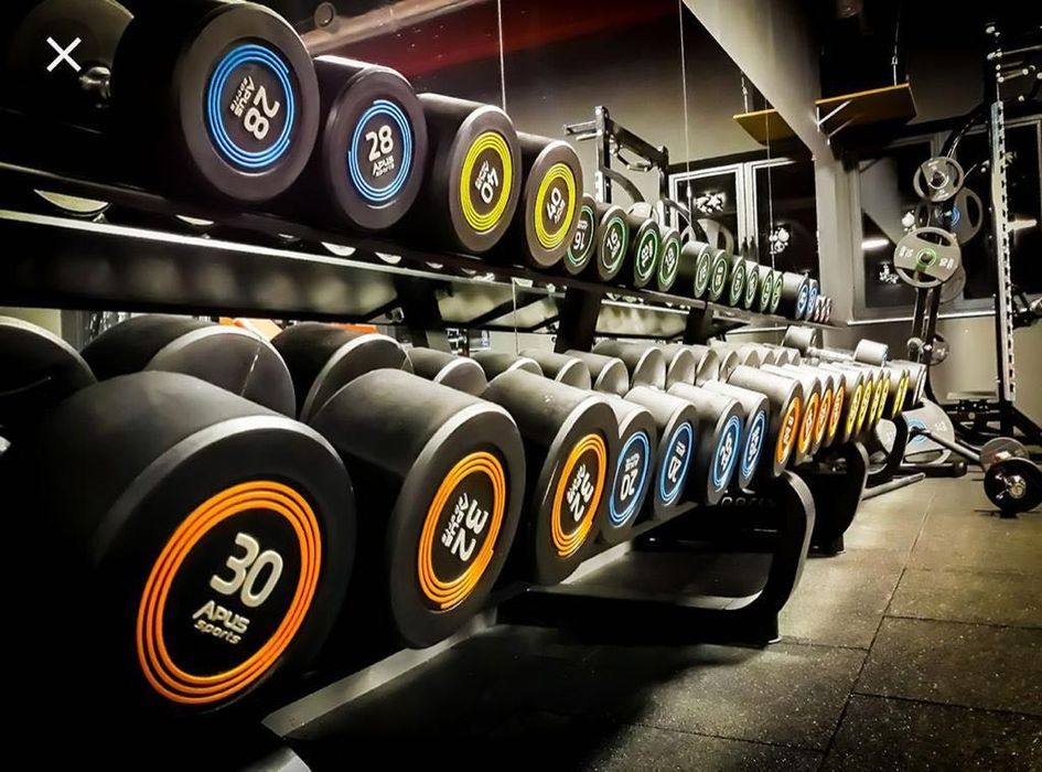 Set gantere 40-50 kg cauciuc /Poliuretan