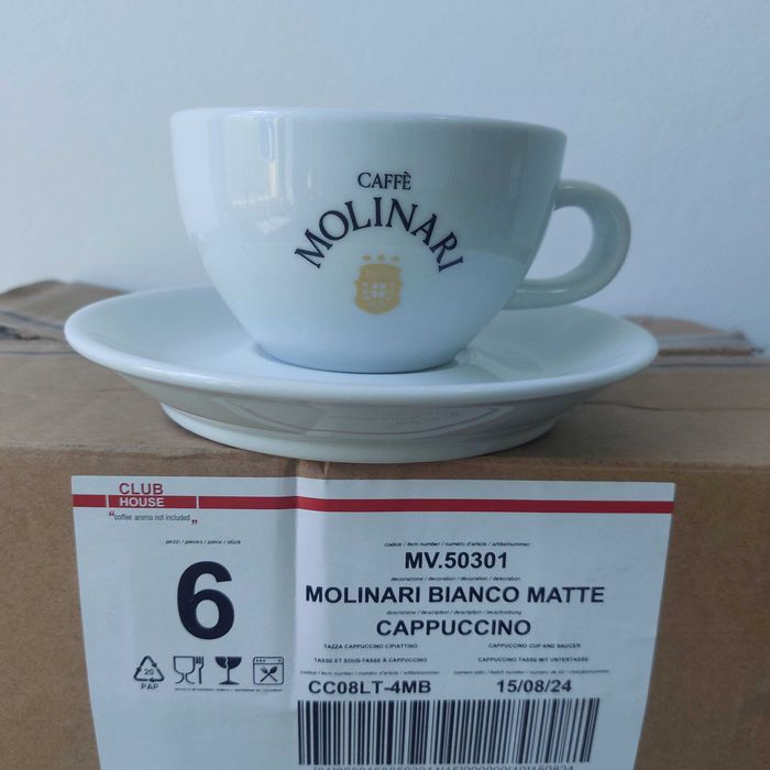 Cești espresso, cappuccino, lapte