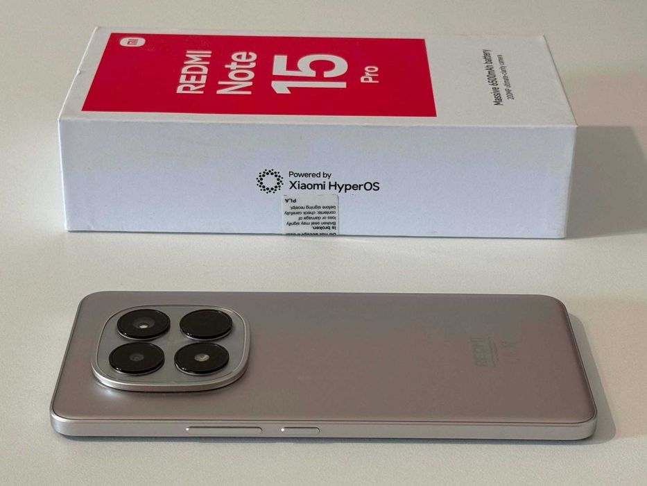 Бартер! НОВ! Redmi Note 15 Pro Titanium (Сив) 4 Цикъла.