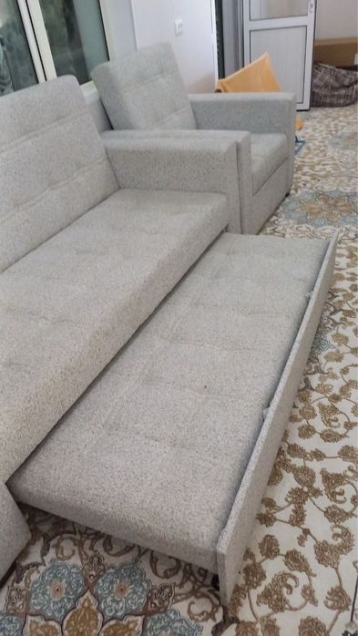 Диван+2 кресло.Таза пайдаланылмаган.Размеры тууры келмеди