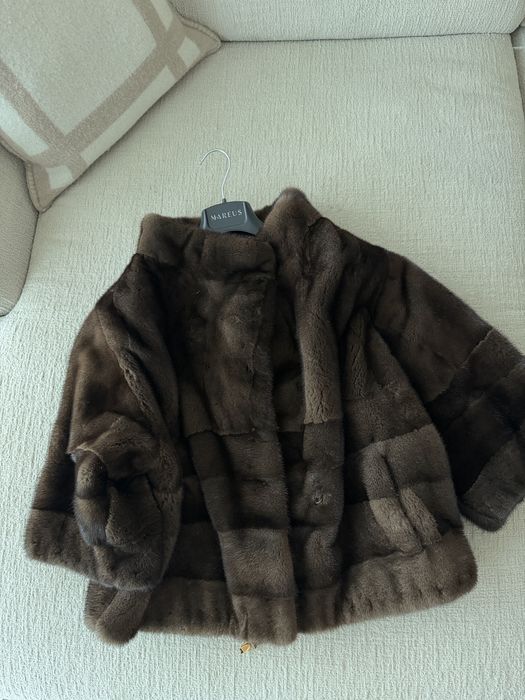 Haina blana vizon Mareus maro inchis
