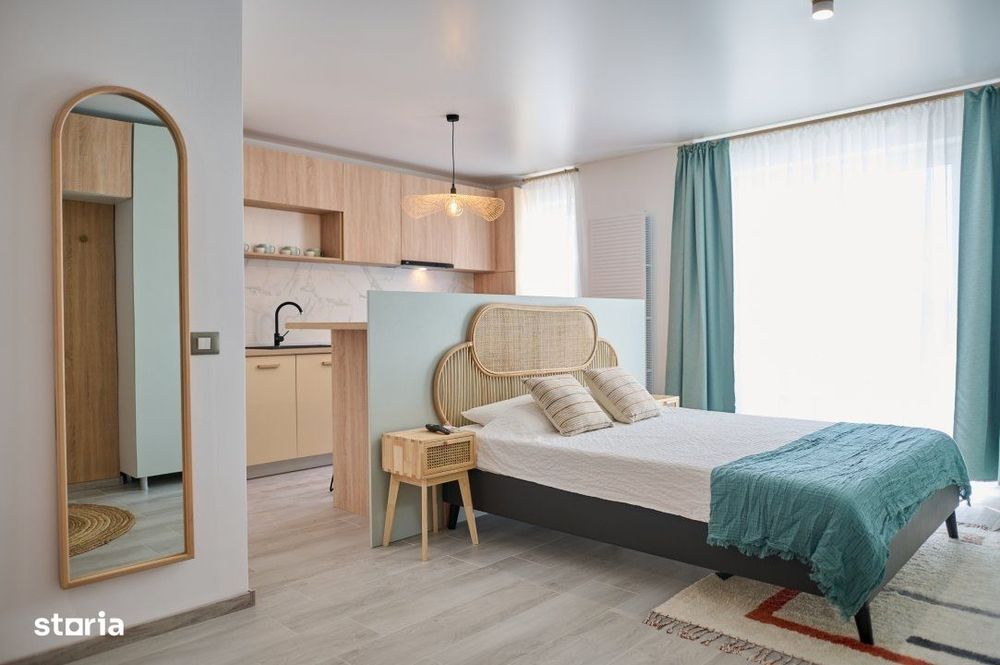 Studio modern intr-un imobil cu piscina privata