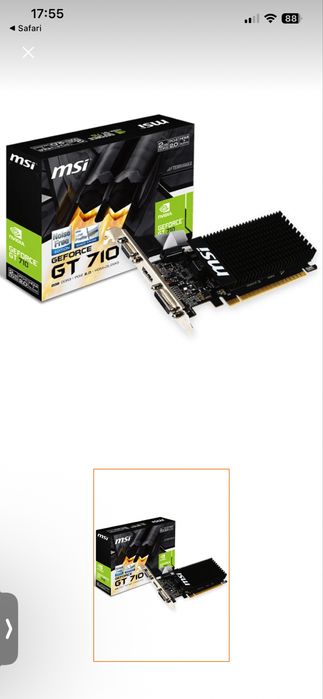 Gt710 Asus 2GB 64bit