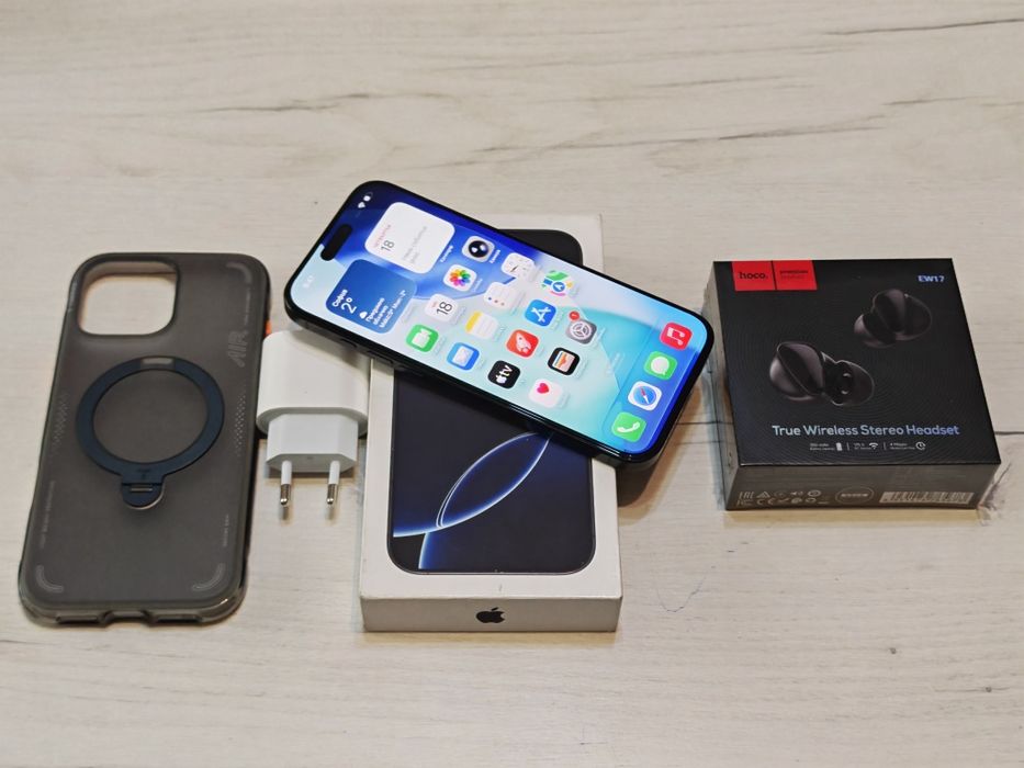 Като нов iPhone 16 Pro Max 256 GB Гаранция