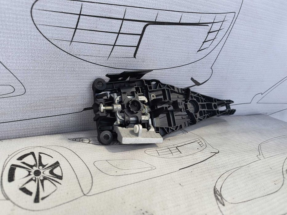 Suport Mâner Exterior Portieră Față / Spate Dreapta Opel Astra J / Insignia A Cod OEM 13577495 (5C2)