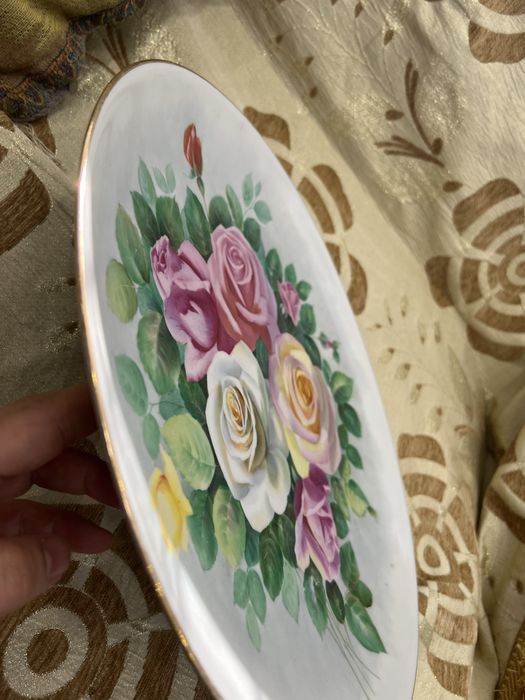 Тарелка авторская ссср . Живопись