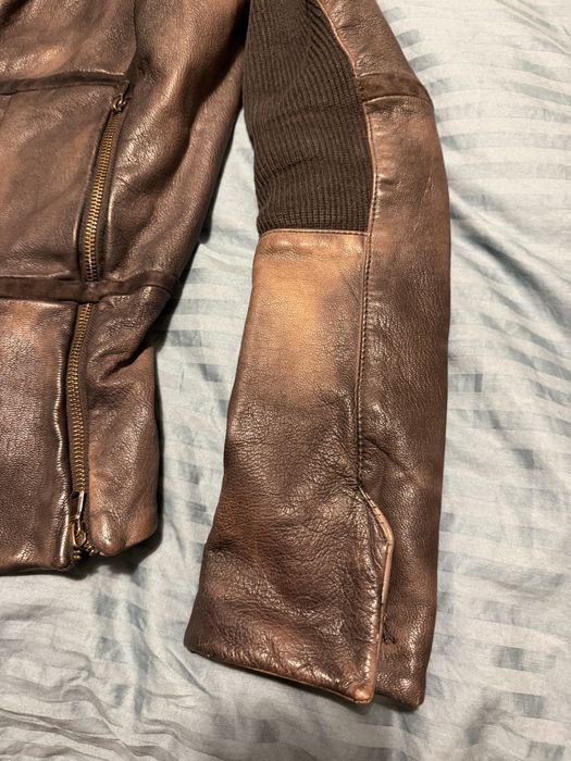 Кожено яке телешка кожа Improvd size S