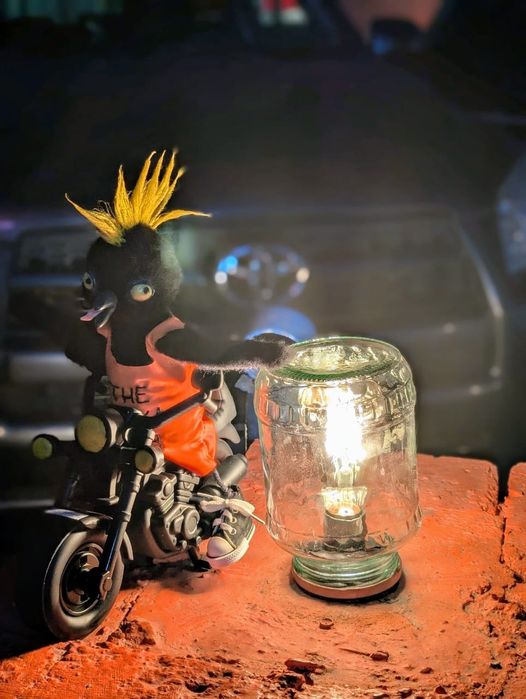 Иньерьерная игрушка "Ворона подшофе"