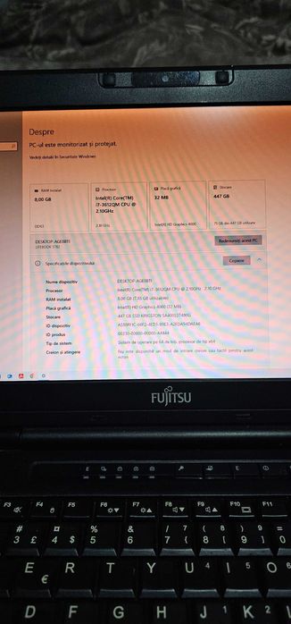 LAPTOP fujitsu siemens lifebook