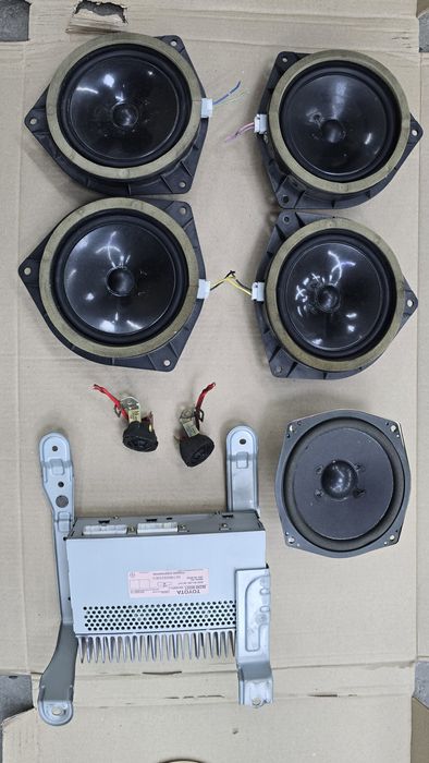 Динамики И усилитель лэнд крузер 100
