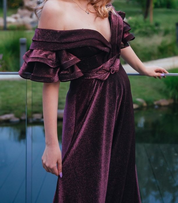 Rochie de ocazie, lurex