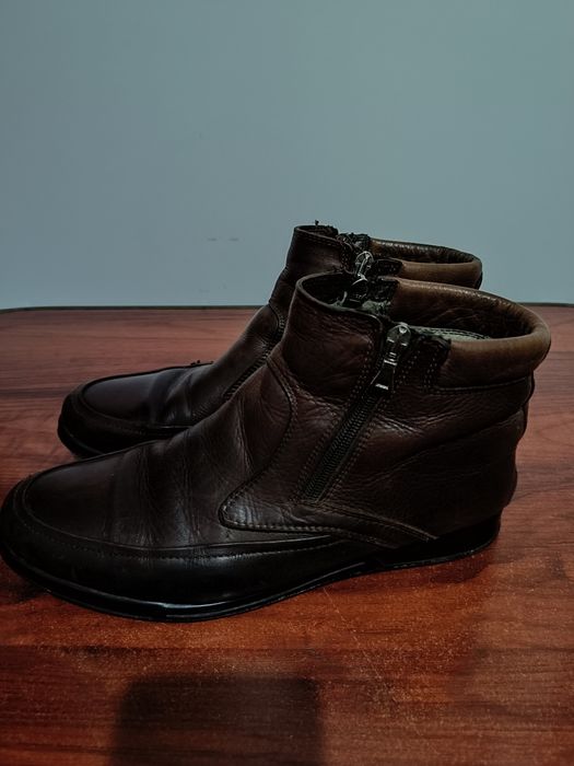 Кожанные ботинки, обувь, осень, весна, зима